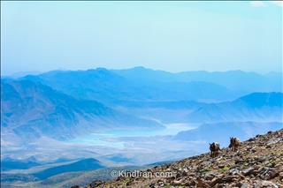 نمایی از دریاچه لار از بارگاه سوم