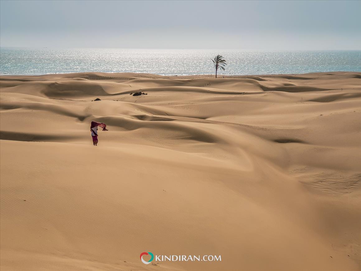 Where the Darak Desert meets the Sea