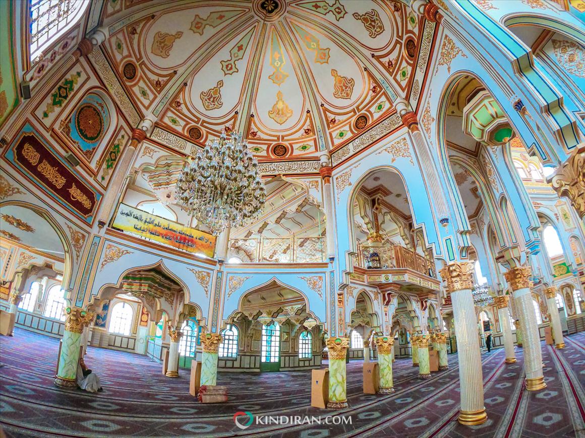 Brilliant architecture of Shafi'i mosque in Kermanshah