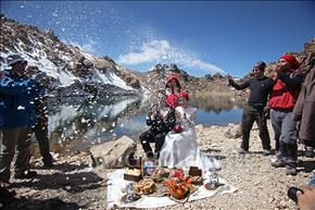 Wedding on Sabalan peak