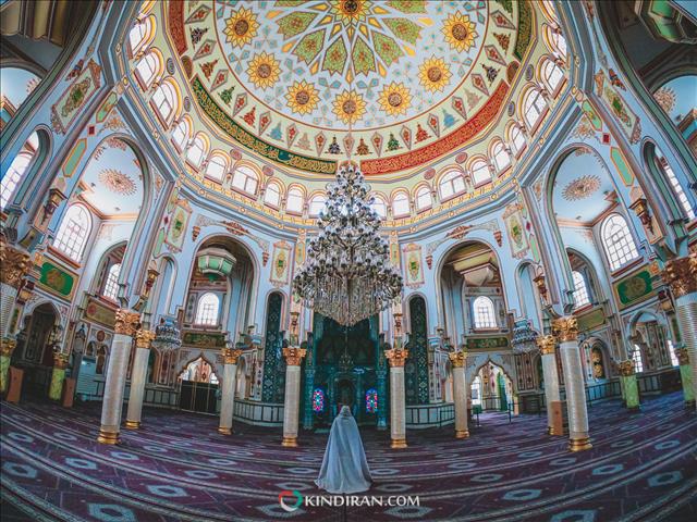 معماری درخشان مسجد شافعی کرمانشاه
